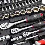 AWTOOLS ZESTAW KLUCZY  216el  1/2"/3/8"/1/4" BLACK LINE