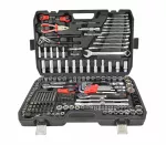 AWTOOLS ZESTAW KLUCZY  225el  1/2"/3/8"/1/4" BLACK LINE