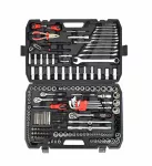 AWTOOLS ZESTAW KLUCZY  225el  1/2"/3/8"/1/4" BLACK LINE