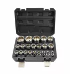 AWTOOLS ZESTAW NASADEK SPLINE 21el. 12-KĄT. 1/2" 8-36mm BLACK LINE