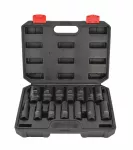 AWTOOLS ZESTAW NASADEK UDAROWYCH 1/2" 14cz.DŁUGIE BLACK LINE10-12-13-14-15-17-18-19-21-22-24-27-30-32mm