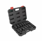AWTOOLS ZESTAW NASADEK UDAROWYCH 1/2" 14cz.DŁUGIE BLACK LINE10-12-13-14-15-17-18-19-21-22-24-27-30-32mm