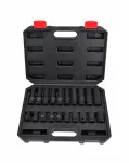 AWTOOLS ZESTAW NASADEK UDAROWYCH 1/2" 20cz./10-19mm/ KRÓTKIE I DŁUGIE BLACK LINE