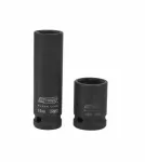 AWTOOLS ZESTAW NASADEK UDAROWYCH 1/2" 20cz./10-19mm/ KRÓTKIE I DŁUGIE BLACK LINE