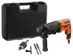 BLACK+DECKER MŁOTOWIERTARKA  650W KUFER