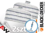 BLACK+DECKER NAKŁADKI NA MOP Z MIKROFIBRY 2szt *