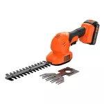 BLACK+DECKER NOŻYCE DO ŻYWOPŁOTU I TRAWY 18V 1x2,0Ah