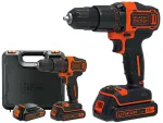 BLACK+DECKER WKRĘTARKA 18V BDCDD186KB 40Nm 2x1,5Ah WALIZKA