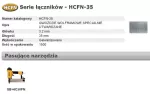 BOSTITCH GWOŹDZIE HCFN 0` 35mm 1,5M ... UTWARDZANE