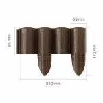 CELLFAST PALISADA OGR. 8,5cm*2,4 mb BRĄZ ECO