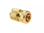CELLFAST SZYBKOZŁĄCZE DO WĘŻA 1/2" STOP MOSIĘŻNE KARTA /BRASS