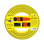 CELLFAST WĄŻ OGRODNICZY  YELLOW 1/2" 15m+KOŃCÓWKI
