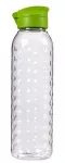CURVER BUTELKA DOTS 0,75L TRANSPARENTNY/ ZIELONY
