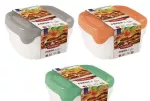 CURVER FRESH&GO SET SQR 3X0.8L   /MIX