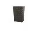 CURVER KOSZ NA BIELIZNĘ "NATURAL STYLE" 60L/CIEMNY SZARY