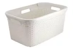 CURVER KOSZ NA PRANIE "NATURAL STYLE" 45L   /KREMOWY