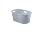 CURVER KOSZ NA PRANIE INFINITY 40L   /JASNY SZARY