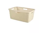 CURVER KOSZ NA PRANIE JUTE 46L   /KREMOWY
