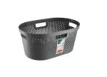 CURVER KOSZ NA PRANIE RECYCLED 40L   /CIEMNY SZARY