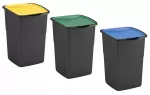 CURVER KOSZ NA ŚMIECI  "KORAL BIN" 47L   /CZARNY/ MIX 3szt.