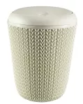 CURVER KOSZ NA ŚMIECI 6L KNIT 7L/KREMOWY