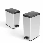 CURVER KOSZ NA ŚMIECI SLIM BIN 40L   /IML METALIZOWANY