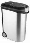 CURVER POJEMNIK DO PRZECHOWYWANIA KARMY 20KG 54L  /IML SREBRNY