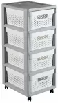 CURVER REGAŁ INFINITY KD 4X10L AŻUROWY