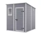 KETER DOMEK OGRODOWY MANOR PENT 6x6 SZARO/BIAŁY 183,5 x 185 x 200,5cm