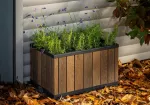 KETER DONICZKA DECO RECTANGLE PLANTER ASHWOOD