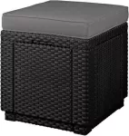 KETER SIEDZISKO Z PODUSZKĄ CUBE WITH CUSHION GRAFIT