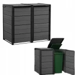 KETER ZABUDOWA NA KOSZE Hide Away 240L GRAFIT