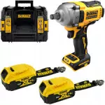DEWALT KLUCZ UDAROWY 1/2" 18V DCF891P2LRT 812Nm 2x5,0Ah 4-BIEGI PIERŚCIEŃ BEZ ŁADOWARKI LANYARD READY TSTAK