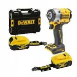 DEWALT KLUCZ UDAROWY 1/2" 18V DCF921P2LRT 406Nm 2x5,0Ah PIERŚCIEŃ, BEZ ŁADOWARKI, LANYARD READY TSTAK