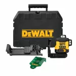 DEWALT LASER PŁASZCZYZNOWY 18V DCLE34031N 40m 3x360° ZIELONY