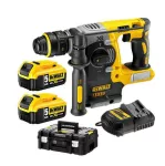 DEWALT MŁOT SDS+  18V DCH274P2T 2,1J 2x5,0Ah + UCHWYT 13mm BL TSTAK
