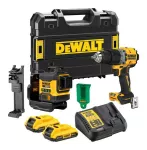 DEWALT ZESTAW COMBO 18V DCK2095D2T (DCD805, LASER 3x360 DCLE34031) 2x2,0Ah TSTAK