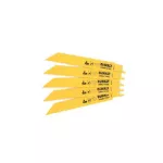 DEWALT BRZESZCZOT DO PIŁY SZABLASTEJ 152x2,5mm S922VF UNIWERSALNY /5szt