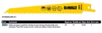 DEWALT BRZESZCZOT DO PIŁY SZABLASTEJ 152x4,2mm S611VF DREWNO Z GWOŹDZIAMI, PCV /5szt.