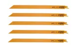 DEWALT BRZESZCZOT DO PIŁY SZABLASTEJ 305mm/UNIWERSAL/5szt. ZE STALI KBALTOWEJ 1,8-2,5mm