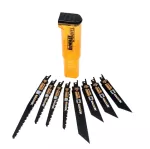 DEWALT BRZESZCZOT DO PIŁY SZABLASTEJ MIX  8szt. EXTREME RUNTIME+ KASETA