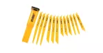 DEWALT BRZESZCZOT DO PIŁY SZABLASTEJ MIX 12szt. EXTREME +KASETA