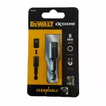 DEWALT KOŃCÓWKA Z NASADKĄ  8mm UDAROWA SAMOCZYSZCZĄCA