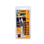 DEWALT ZESTAW KOŃCÓWEK  10cz. TORSION + UCHWYT OBRACANY 20