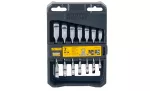 DEWALT KLUCZ PŁASKO-OCZKOWY Z GRZE. KPL. 7el.