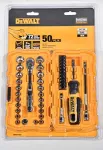 DEWALT ZESTAW KLUCZY  50el. 1/4" NANO