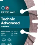 DISTAR TARCZA DIAMENTOWA TECHNIC ADVANCED 150 x 2,3/1,5 x 11 x 22,23