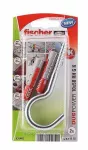 FISCHER KOŁEK DUOPOWER 10x50 Z HAKIEM OKRĄGŁYM /2szt.