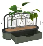 FISKARS STACJA PROPAGACJI ROŚLIN  PLANT CARE SZKLANA Z METALOWĄ PODSTAWĄ