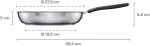 FISKARS PATELNIA 26cm  Z POWŁOKĄ CERAMICZNĄ FUNCTIONAL FORM